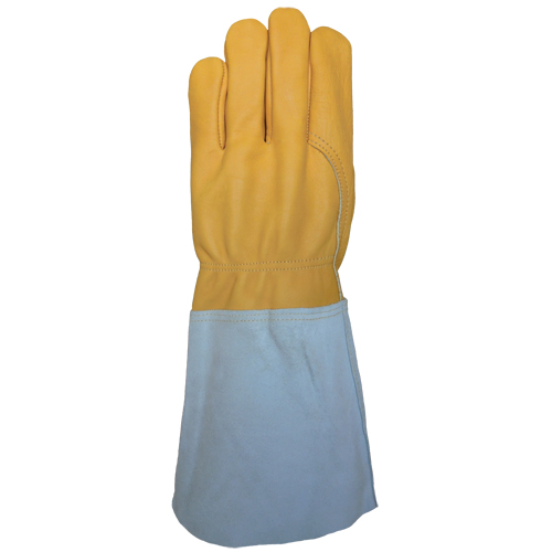 TIG Welding Gloves, Grain Cowhide, Size One Size Les Fournitures Industrielles Méga