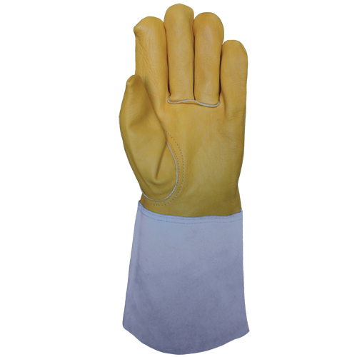 TIG Welding Gloves, Grain Cowhide, Size One Size Les Fournitures Industrielles Méga