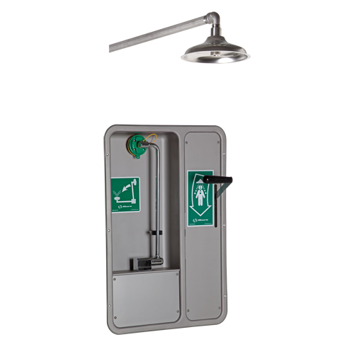 ADA Eye/Face Wash and Shower, Ceiling-Mount Les Fournitures Industrielles Méga