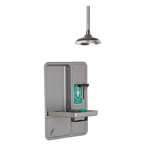 Eye/Face Wash and Shower, Ceiling-Mount Les Fournitures Industrielles Méga