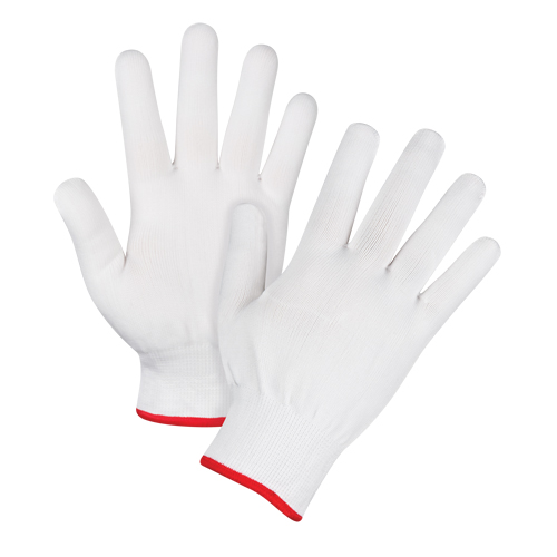 Seamless String Knit Gloves, Polyester, 15 Gauge, Ladies Les Fournitures Industrielles Méga