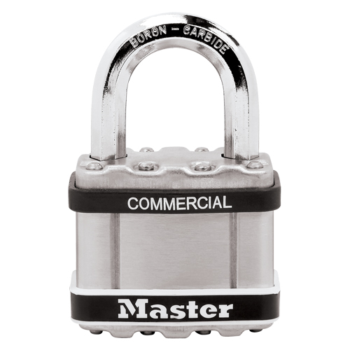 Laminated Padlock, Silver, Keyed Different, Laminated Steel, 2" Width Les Fournitures Industrielles Méga