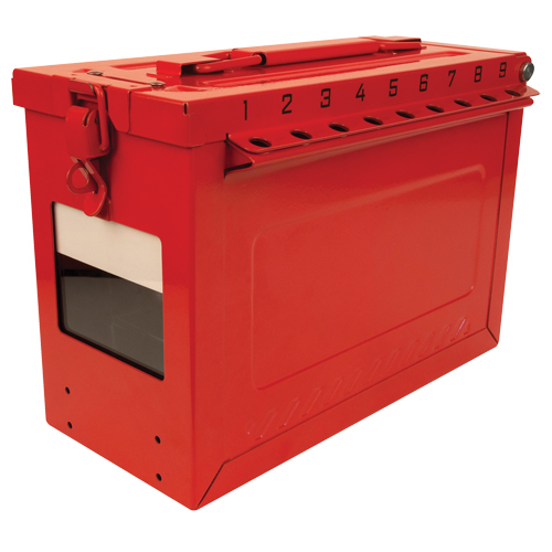 Large Group Lock Box, Red Les Fournitures Industrielles Méga