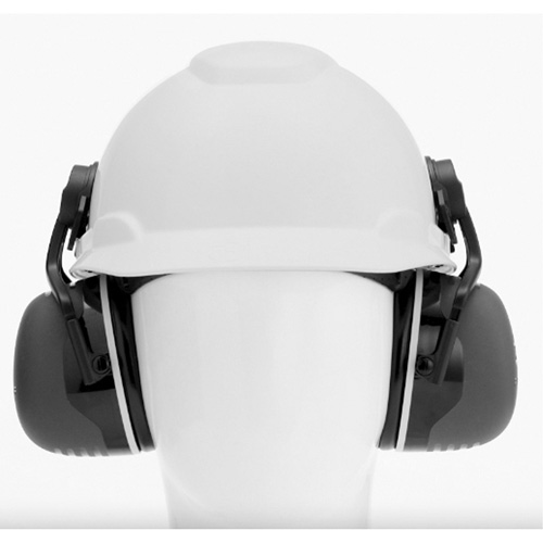 Serres-t&ecirc;te isol&eacute;s &eacute;lectroniquement Peltor, Fixation pour casque, 31 NRR dB Les Fournitures Industrielles Méga