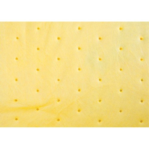 Rouleaux d'avertissement de premi&egrave;re qualit&eacute; - absorbants haute visibilit&eacute;, Lourd, 150' lo x 30" la, Absorption 57 gal. Les Fournitures Industrielles Méga