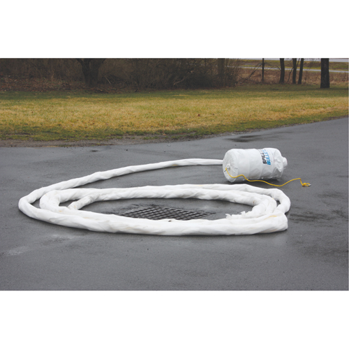 Barrage Spillver Bullet, Huile seulement, 100' lo x 5" la, Absorption 28 gal. Les Fournitures Industrielles Méga