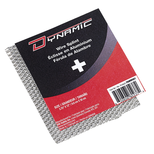 Attelles Dynamic, Polyvalent, Fil d'aluminium, 12", Classe 1 Les Fournitures Industrielles Méga