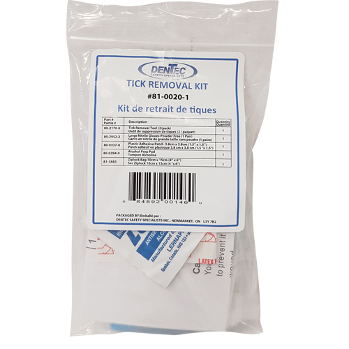 Tick Safety Kit, Class 1 Medical Device, Wallet Les Fournitures Industrielles Méga