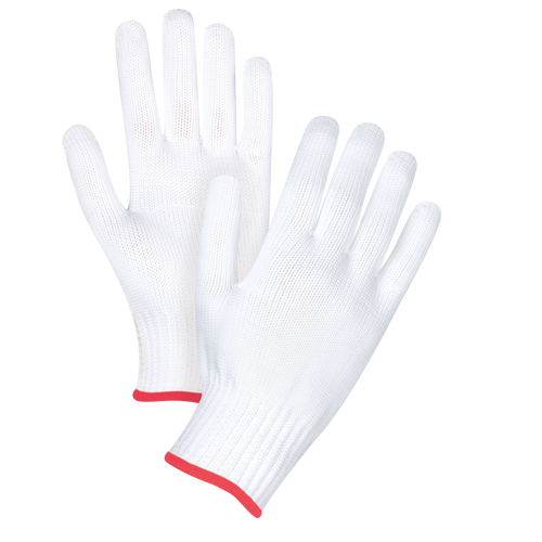 Gants tricot&eacute;s sans couture, Polyester, Calibre 10, Petit Les Fournitures Industrielles Méga
