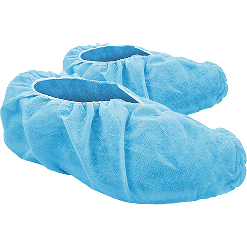 Couvre-chaussures jetables CoverMe, T-Grand, Polypropyl&egrave;ne, Bleu Les Fournitures Industrielles Méga