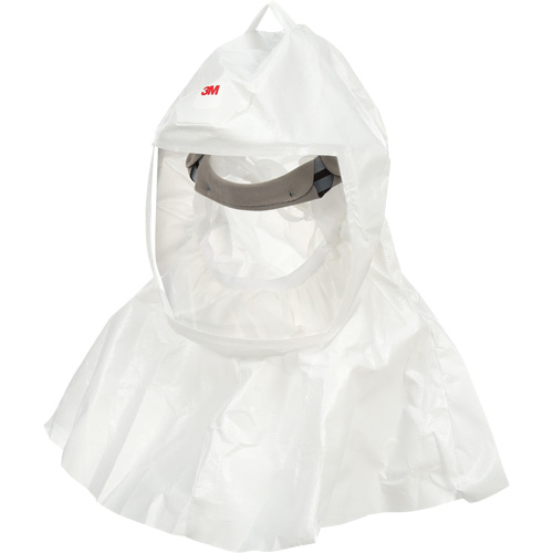Cagoule Versaflo avec coiffe int&eacute;gr&eacute;e, Grand/Moyen, Coiffe souple, Bavette Simple Les Fournitures Industrielles Méga