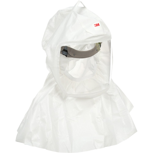 Cagoule Versaflo avec coiffe int&eacute;gr&eacute;e, Grand/Moyen, Coiffe souple, Bavette Simple Les Fournitures Industrielles Méga