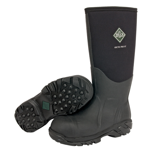 Arctic Pro Extreme Conditions Work Boot, Rubber, Steel Toe, Size 8, Puncture Resistant Sole Les Fournitures Industrielles Méga
