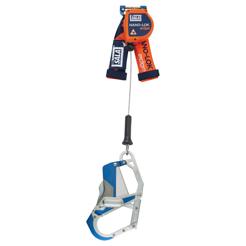 Nano-Lok Edge Self-Retracting Lifeline, 7.3', Stainless Steel, Swivel Les Fournitures Industrielles Méga