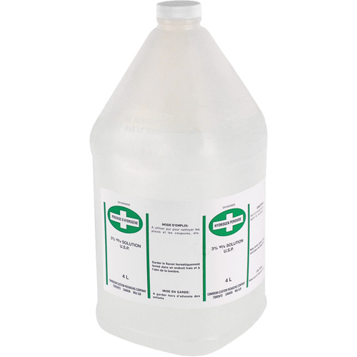 Peroxyde d'hydrog&egrave;ne 4 L Dynamic, Liquide, Antiseptique Les Fournitures Industrielles Méga
