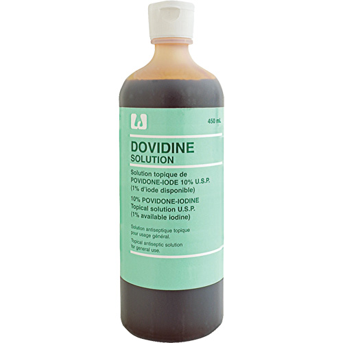 Povidone iod&eacute;e topique, Liquide, Antiseptique Les Fournitures Industrielles Méga