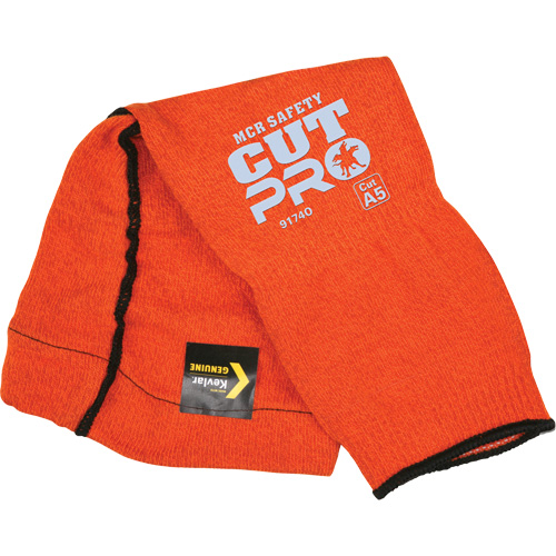 Memphis&reg; Sleeves With Thumb Hole, Kevlar&reg;, 14", ASTM ANSI Level A5, Orange Les Fournitures Industrielles Méga