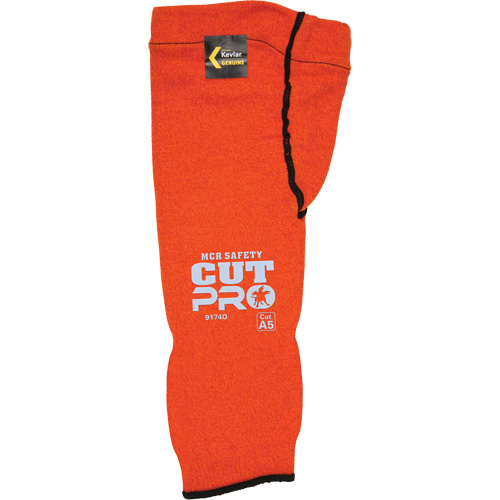 Memphis&reg; Sleeves With Thumb Hole, Kevlar&reg;, 14", ASTM ANSI Level A5, Orange Les Fournitures Industrielles Méga