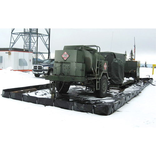 Insta-Berm L-Rod, 748 US gal. Capacity, 10' W x 10' L x 12" H, L-Bracket Les Fournitures Industrielles Méga