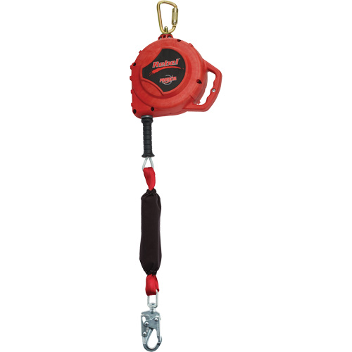 Rebel Self-Retracting Lifeline, 33', Galvanized Steel, Swivel Les Fournitures Industrielles Méga