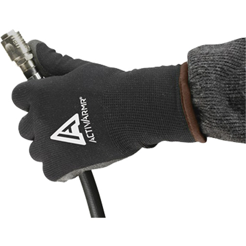 Gants thermiques ActivArmr 97-631 pour un usage moyen, 7/Petit, R&ecirc;vetement Mousse de PVC, Calibre 10, Enveloppe en Nylon Les Fournitures Industrielles Méga
