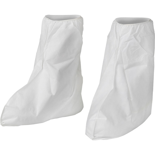 Couvre-botte jetable KleenGuard A40, Taille unique, Microporeux, Blanc Les Fournitures Industrielles Méga