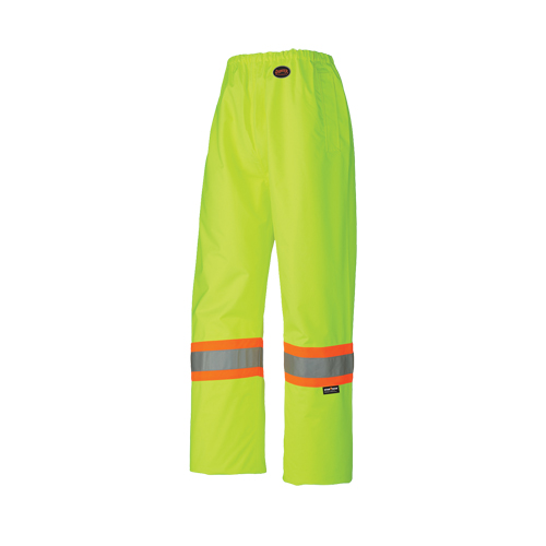 5586 Pantalons de s&eacute;curit&eacute; 450D, Polyester, T-petit, Jaune lime haute visibilit&eacute; Les Fournitures Industrielles Méga
