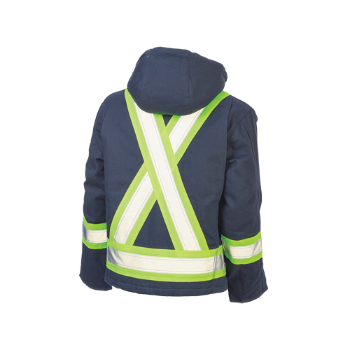 Manteau de s&eacute;curit&eacute;, Bleu marine, Grand Les Fournitures Industrielles Méga