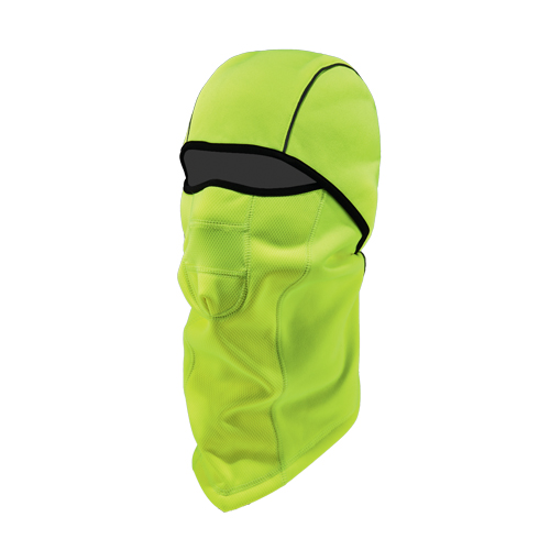 N-Ferno&reg; 6823 Wind-Proof Hinged Balaclava, Fleece, High-Visibility Lime Green Les Fournitures Industrielles Méga