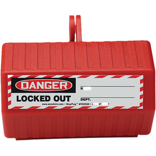 Stopout&reg; StopPlug Lockout, Plug Type Les Fournitures Industrielles Méga