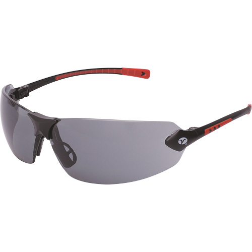 Lunettes de s&eacute;curit&eacute; Veratti 429, Lentille Grise/fum&eacute;e, Anti-&eacute;gratignures, ANSI Z87+/R&eacute;pond ou surpasse la norme CSA Z94.3 Les Fournitures Industrielles Méga