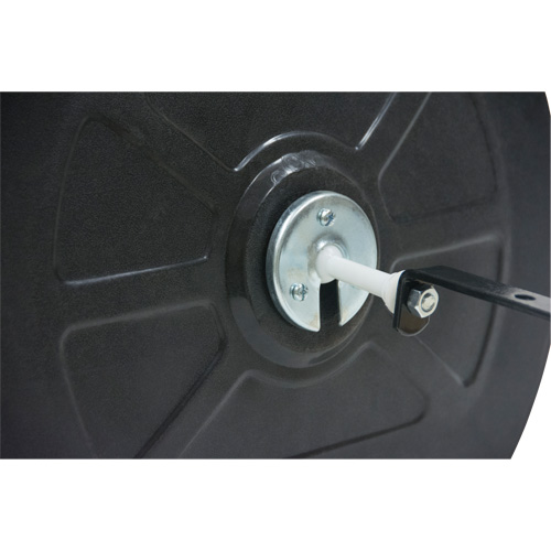 Roundtangular Convex Mirror with Bracket, 12" H x 18" W, Indoor/Outdoor Les Fournitures Industrielles Méga