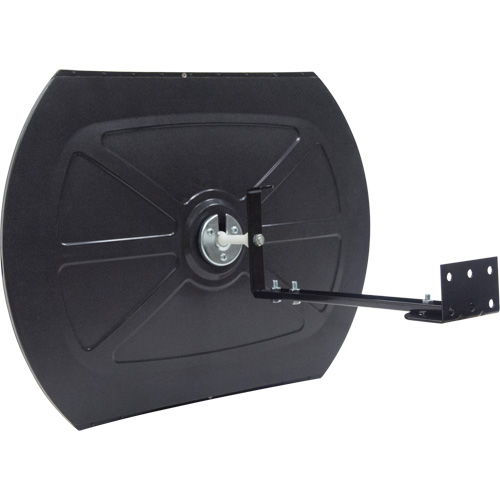 Roundtangular Convex Mirror with Bracket, 24" H x 36" W, Indoor/Outdoor Les Fournitures Industrielles Méga