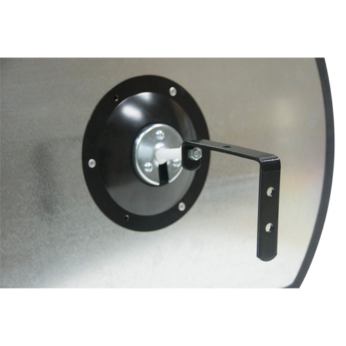 Roundtangular Convex Mirror with Bracket, 18" H x 26" W, Indoor/Outdoor Les Fournitures Industrielles Méga