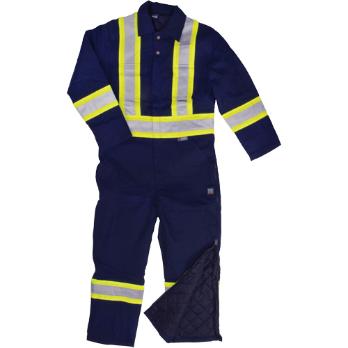 Reflective Duck Coveralls, Small, Navy Blue Les Fournitures Industrielles Méga