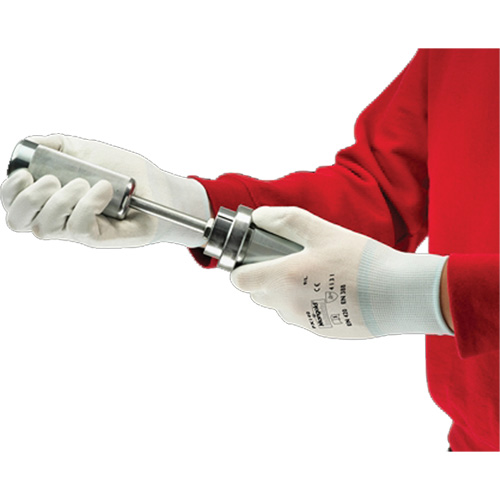 Gants enduits PX140, 6/T-petit, R&ecirc;vetement Polyur&eacute;thane, Calibre 15, Enveloppe en Nylon Les Fournitures Industrielles Méga