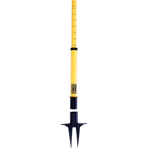 PLUS Barrier Posts, 42" High, Yellow Les Fournitures Industrielles Méga