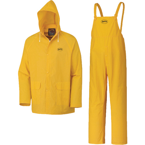 577 V&ecirc;tements imperm&eacute;ables 3 morceaux, Polyester/PVC, 5T-Grand, Jaune Les Fournitures Industrielles Méga