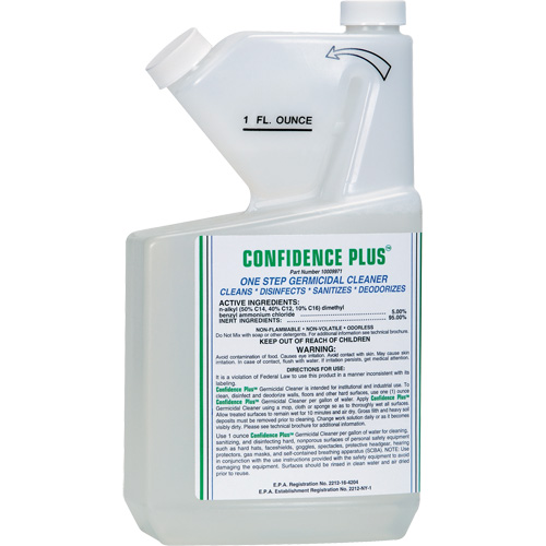 Nettoyant germicide pour respirateur Confidence Plus, Liquide Les Fournitures Industrielles Méga