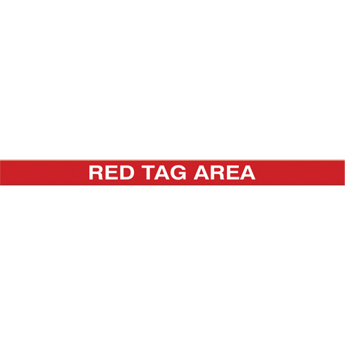 Tough-Mark Heavy-Duty Floor Marking, Rectangle, 48" L x 2" W, Red, Polyethylene Les Fournitures Industrielles Méga