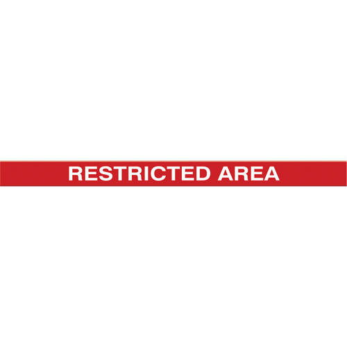 Tough-Mark Heavy-Duty Floor Marking, Rectangle, 48" L x 2" W, Red, Polyethylene Les Fournitures Industrielles Méga