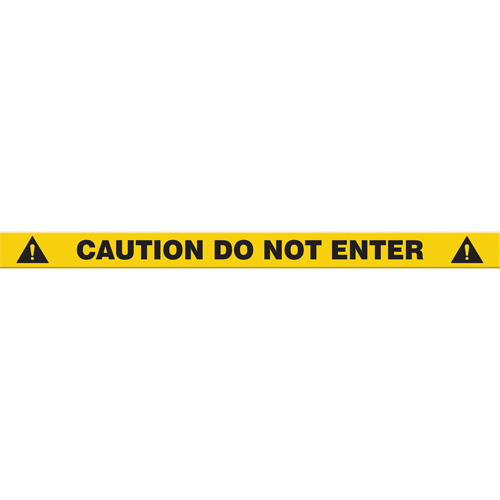 Tough-Mark Heavy-Duty Floor Marking, Rectangle, 48" L x 4" W, Yellow, Polyethylene Les Fournitures Industrielles Méga