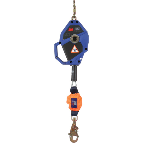 Smart Lock Self-Retracting Lifeline, 20', Galvanized Steel, Swivel Les Fournitures Industrielles Méga