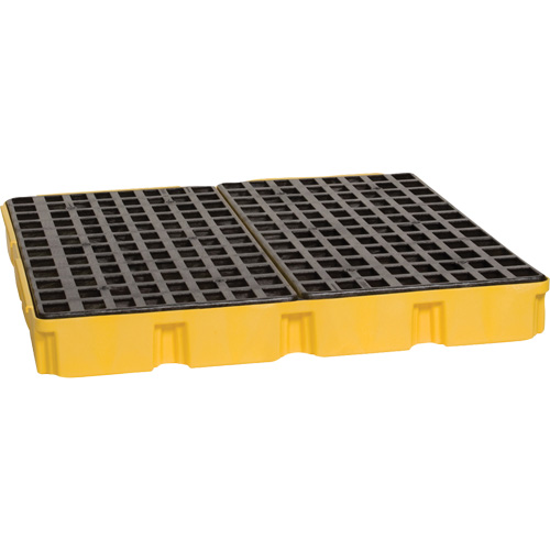 Plateforme de d&eacute;versement modulaire, Capacit&eacute; de d&eacute;versement 60,5 gal. US, 51,5'' x 51,5'' x 6,5" Les Fournitures Industrielles Méga