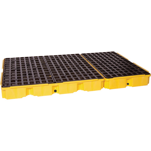 Plateforme de d&eacute;versement modulaire, Capacit&eacute; de d&eacute;versement 88 gal. US, 51,5'' x 78,25" x 6,5" Les Fournitures Industrielles Méga