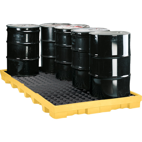 Modular Spill Platform, 121 US gal. Spill Capacity, 51.5" x 103" x 6.5" Les Fournitures Industrielles Méga