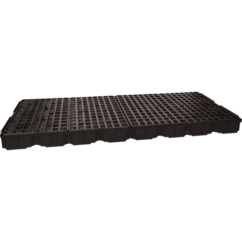 Modular Spill Platform, 121 US gal. Spill Capacity, 51.5" x 103" x 6.5" Les Fournitures Industrielles Méga
