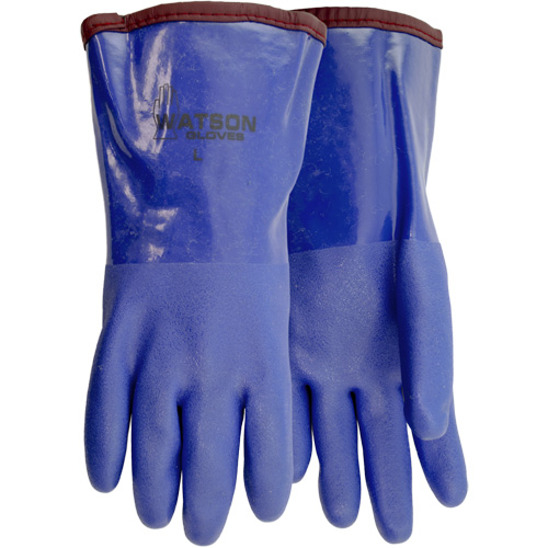 Gants r&eacute;sistant au givre, Taille T-Grand, 12" lo, PVC, Doublure en Acrylique/Molleton, Gant de calibre hiver Les Fournitures Industrielles Méga