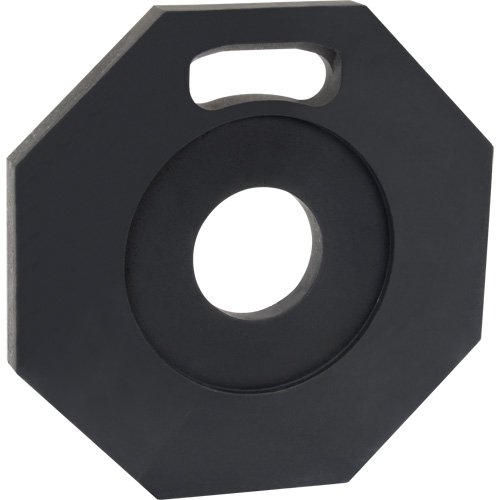 Base en caoutchouc pour poteaux d&eacute;lin&eacute;ateurs de qualit&eacute; sup&eacute;rieure, 12 lb Les Fournitures Industrielles Méga