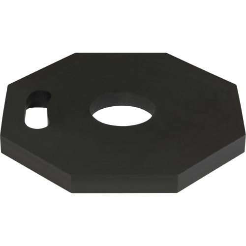 Base en caoutchouc pour poteaux d&eacute;lin&eacute;ateurs de qualit&eacute; sup&eacute;rieure, 12 lb Les Fournitures Industrielles Méga